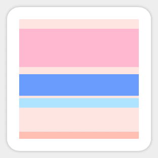 A scarce hybrid of Fresh Air, Soft Blue, Little Girl Pink, Misty Rose and Melon stripes. Sticker